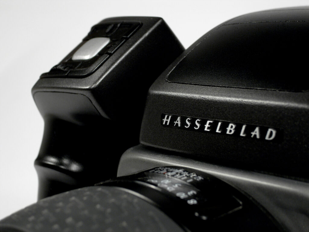 product photo of Hasselblad model close up